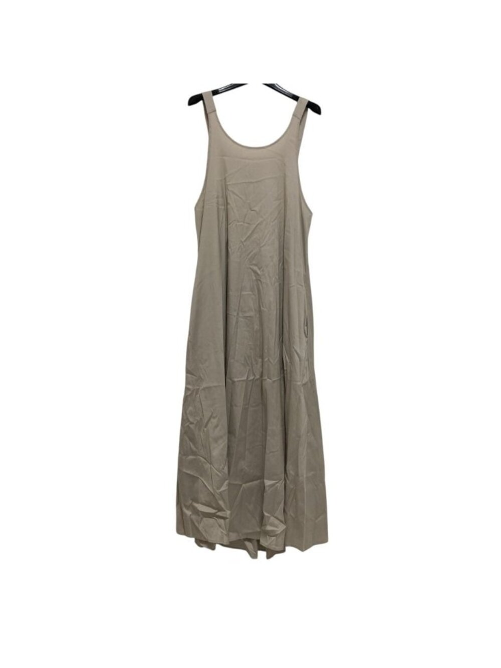 Max Mara Beachwear Bchseta Stretch Poplin a Line Dress Beige 42